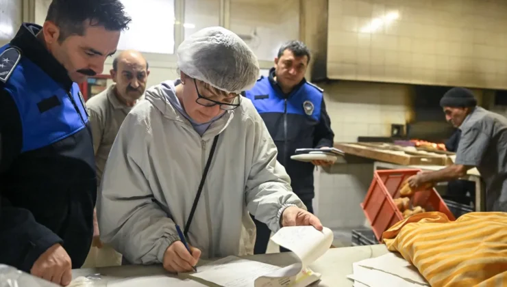 İzmir Bornova’da fırın denetimleri sürüyor