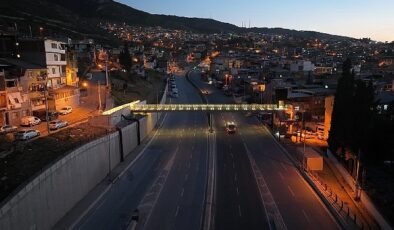 Altındağ Yaya Üst Geçidi hizmete açıldı
