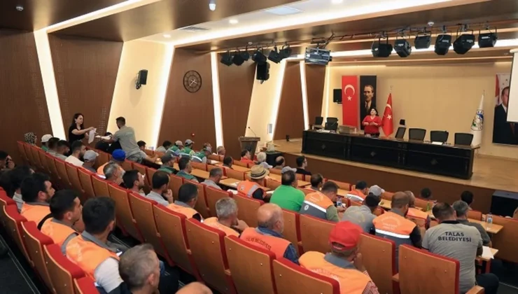 Kayseri Talas’ta KKKA eğitimi