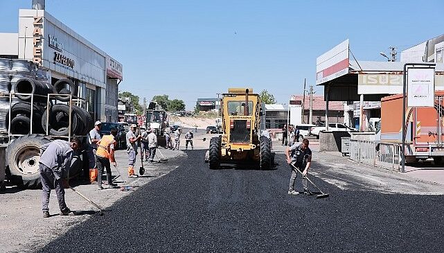 Nevşehir Belediyesi’nden Sanayi’de Asfalt Çalışması