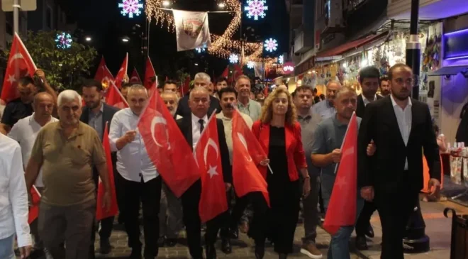 İstanbul Şile ‘Milli Birlik’ kortejinde buluştu