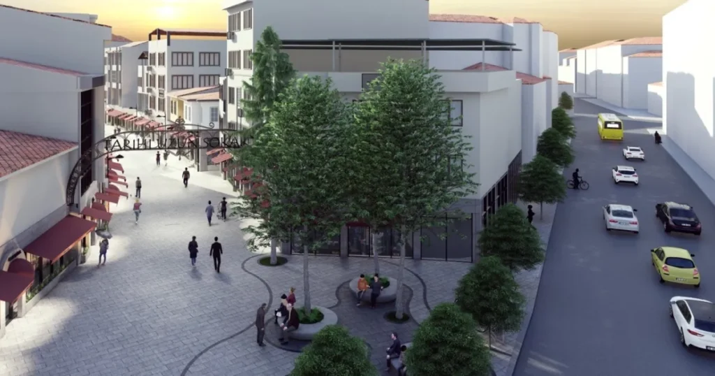 Bursa İnegöl’de ‘Tarihi Uzun Sokak’a tarihi dönüşüm