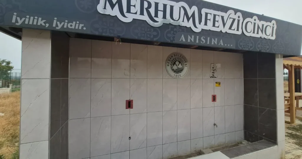 Edirne Keşan’da çeşmelerin çalışmaması vatandaşlardan tepki topladı