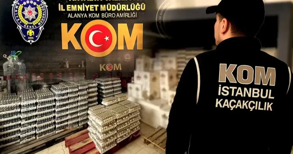 81 ilde kaçak ve sahte alkol operasyonu: 179 şüpheliye adli işlem