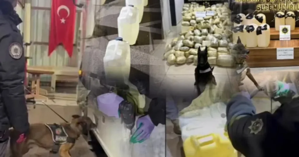 Erzurum ve Mersin’de 447 kilogram uyuşturucu: 3 gözaltı