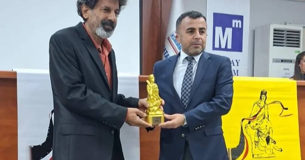 Köşe yazarımız ‘necmi cemal’e Antakya Uluslararası Film Festivali’nde onur ödülü