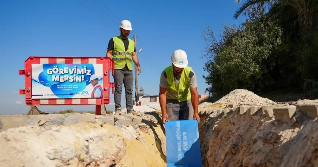 Mersin’de altyapı çalışmaları hız kesmeden sürüyor