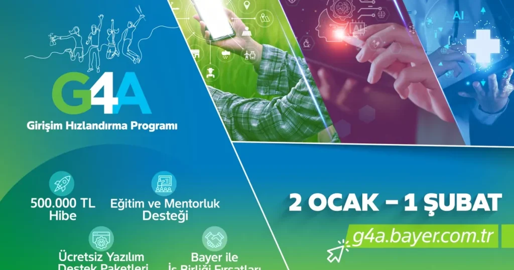 Bayer’in G4A Girişim Hızlandırma Programı’na Başvurmak için Son 1 Hafta