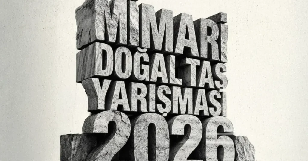 13. Mimari Doğal Taş Yarışması Başvurulara Açıldı!