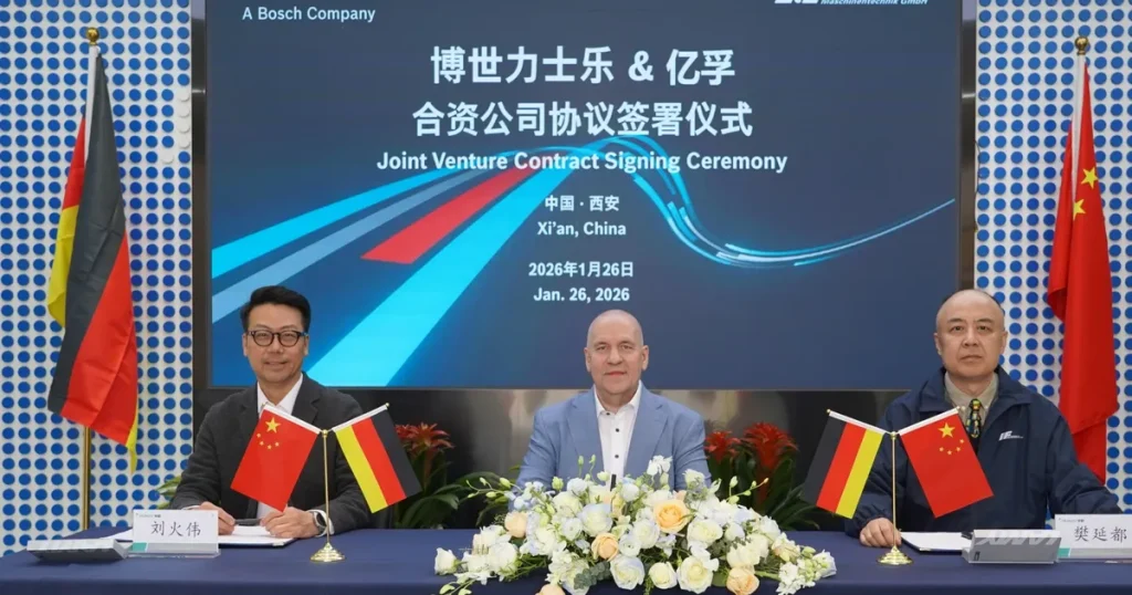 Bosch Rexroth, Çin’de Xi’an IF Intelligent Equipment ile Ortak Girişim Anlaşması İmzaladı