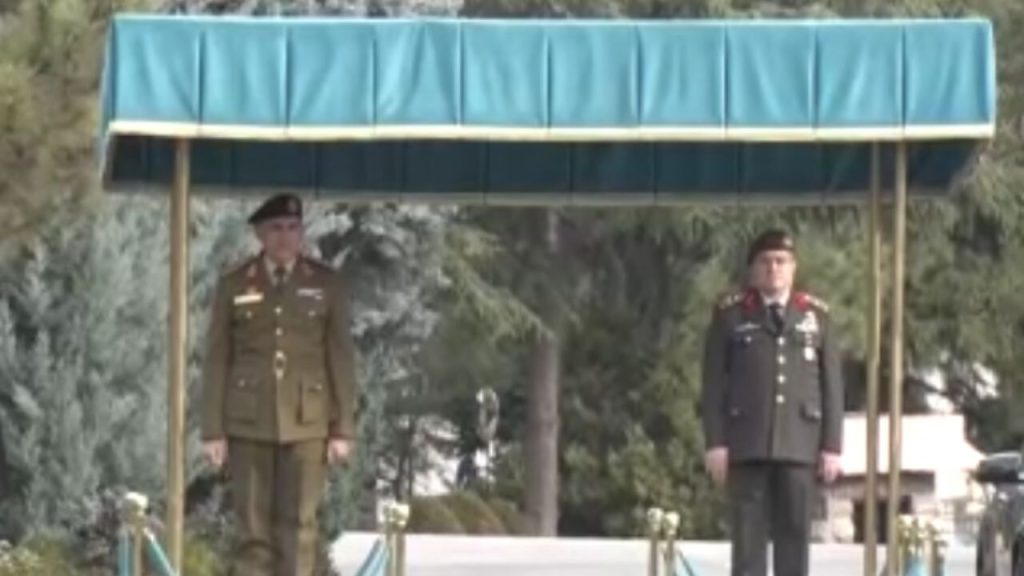 Genelkurmay Başkanı Bayraktaroğlu, Libya Genelkurmay Başkan Vekili Al-Namroush’u kabul etti