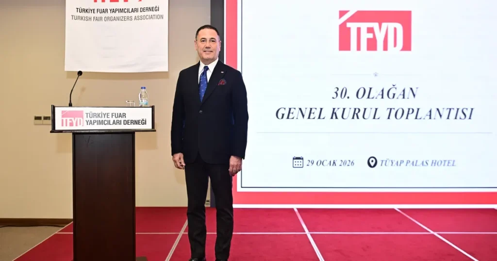Türkiye Fuar Yapımcıları Derneği’nde İlhan Ersözlü Yeniden Başkan Seçildi