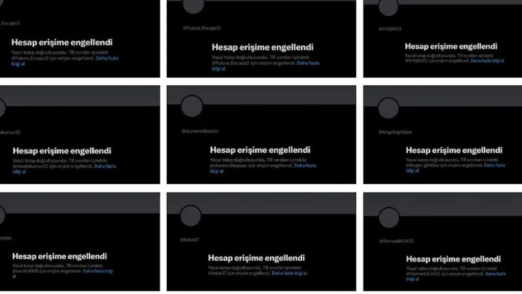 21 sosyal medya hesabı daha engellendi