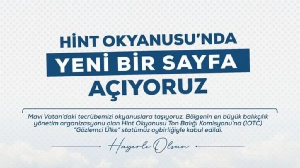 ‘Mavi Vatan’daki tecrübemizi okyanuslara taşıyoruz’