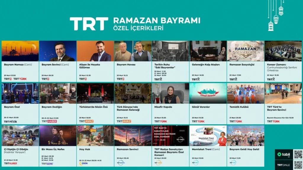 TRT’de ‘Ramazan Bayramı’ Coşkusu