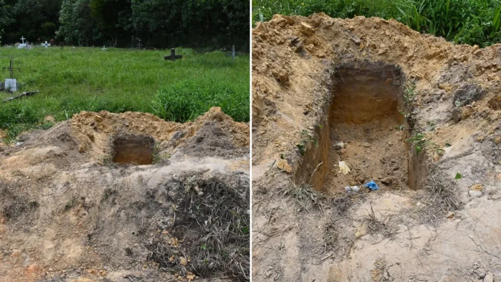 Mezarlıkta 50 bebek cesedi bulundu