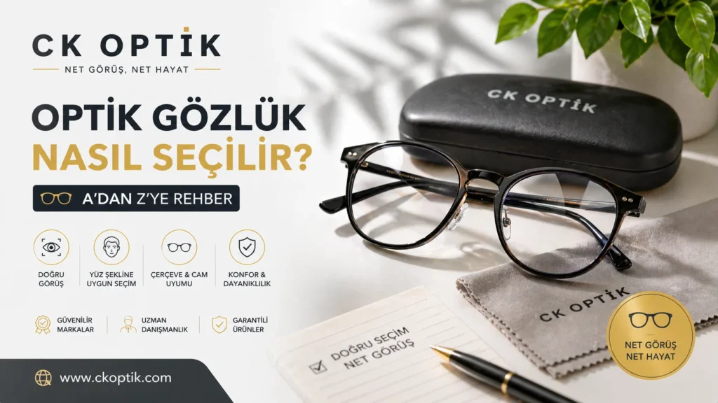 Optik gözlük nasıl seçilir? A’dan Z’ye rehber