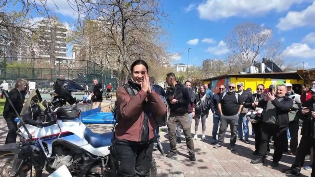 ‘Tek kadın tek motor 81 il Türkiye’ yolculuğu tamamlandı