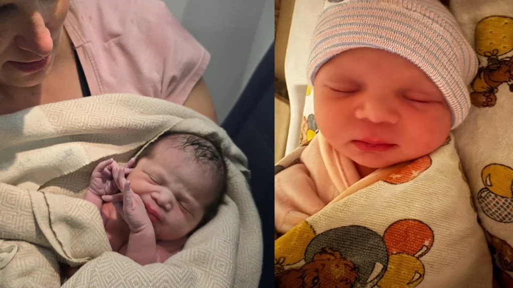 Uçakta bebek doğdu