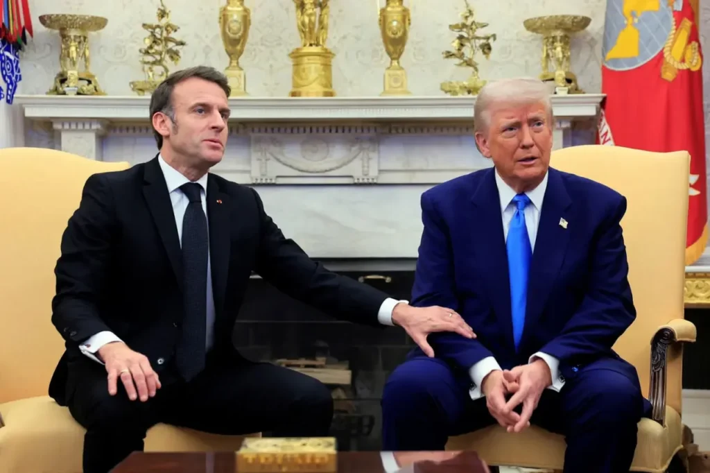 ABD’ye bir rest de Emmanuel Macron’dan!