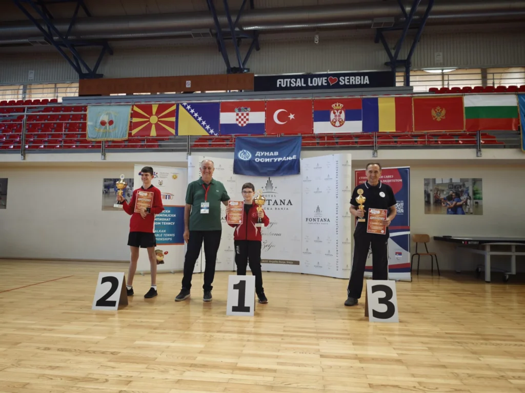 Karataylı milli sporcu Tahir Efe Şahin Balkan şampiyonu oldu