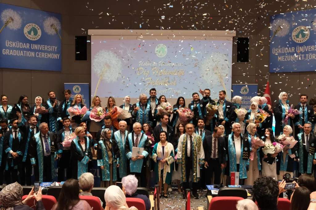 Üsküdar Üniversitesi Diş Hekimliği Fakültesi ilk, Tıp Fakültesi ikinci mezunlarını uğurladı!
