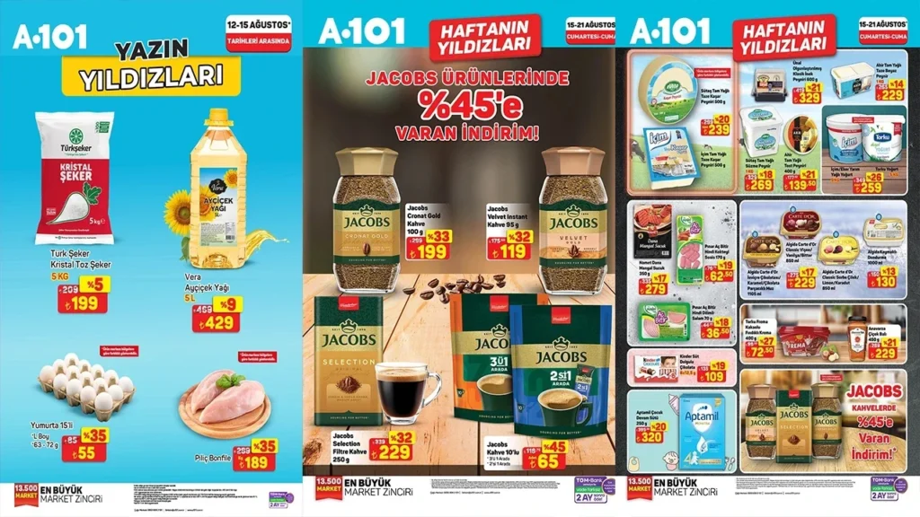 A101 15-21 Ağustos haftanın yıldızları! İndirimli aktüel ürünler listesi