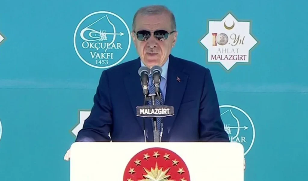 Erdoğan Malazgirt’te duyurdu: ‘Atımızın kuyruğunu bağladık’