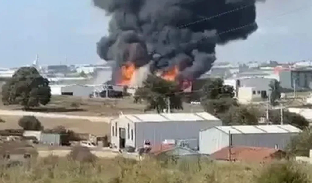 Gebze’de tesis yangını! Dumanlar ilçenin her noktasından görüldü