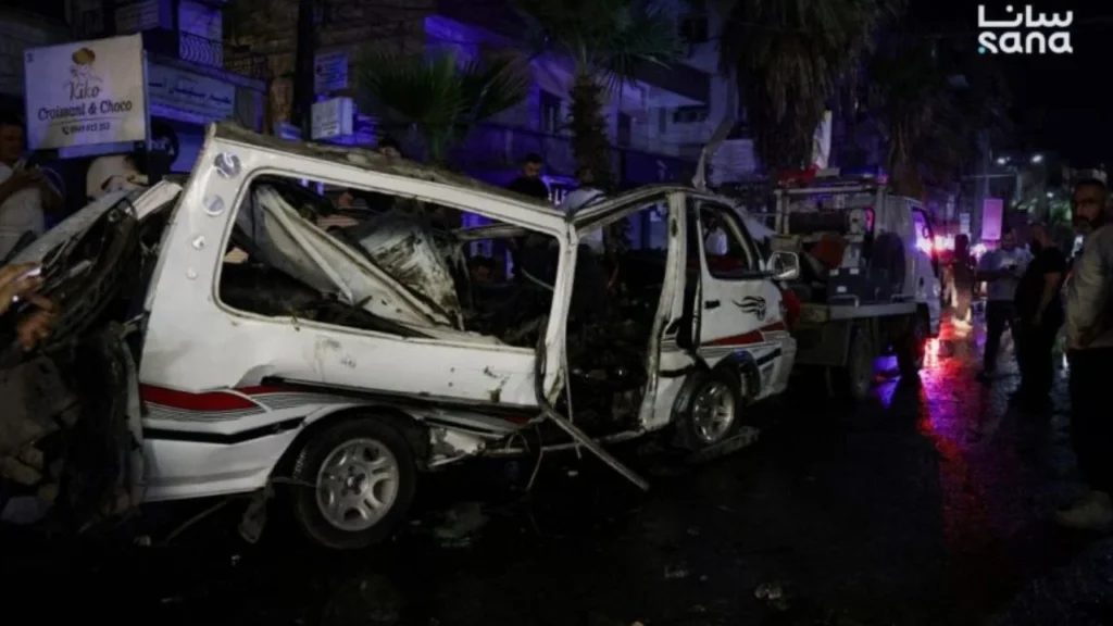 Şam’ın Ceramana Bölgesinde minibüse bombalı saldırı: 2 ölü, 14 yaralı